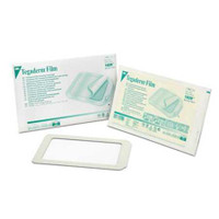 Transparent Film Dressing 3M Tegaderm Rectangle 8 X 12 Inch Frame Style Delivery With Label Sterile 1629 Case/80 1629 3M 124292_CS
