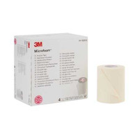 Medical Tape 3M Microfoam Water Resistant Foam / Acrylic Adhesive 3 Inch X 5-1/2 Yard NonSterile 1528-3 Case/24 1528-3 3M 5947_CS