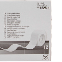 Medical Tape 3M Blenderm Waterproof Plastic 1 Inch X 5 Yard NonSterile 1525-1 Case/120 1525-1 3M 5758_CS