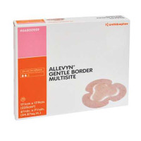 Silicone Foam Dressing Allevyn Gentle Border 6-3/4 X 7-5/8 Inch Trefoil Adhesive with Border Sterile 66800959 Case/60 66800959 UNITED / SMITH & NEPHEW 784969_CS