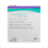 Hydrocolloid Dressing DuoDERM Extra Thin 4 X 4 Inch Square Sterile 187955 Each/1 187955 CONVA TEC 187664_EA