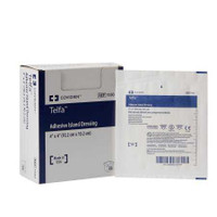 Adhesive Dressing Telfa 4 X 4 Inch Nonwoven Square White Sterile 7550 Box/25 7550 KENDALL HEALTHCARE PROD INC. 473570_BX