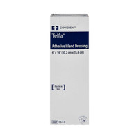 Adhesive Dressing Telfa 4 X 14 Inch Nonwoven Rectangle White Sterile 7544 Each/1 7544 KENDALL HEALTHCARE PROD INC. 235821_EA