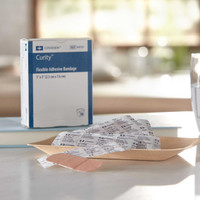 Adhesive Strip Curity 1 X 3 Inch Fabric Rectangle Tan Sterile 44101 Box/50 44101 KENDALL HEALTHCARE PROD INC. 731917_BX