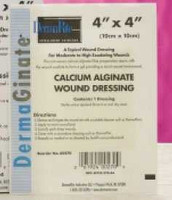 Alginate Dressing DermaGinate® 4-1/4 x 4-1/4 Inch Square 00270E Box of 10 00270E DermaGinate® 584149_BX