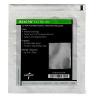 Calcium Alginate Dressing with Silver Maxorb Extra Ag 4 X 4-3/4 Inch Rectangle Sterile MSC9445EP Each/1 MSC9445EP MEDLINE 824616_EA