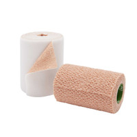2 Layer Compression Bandage System 3M Coban2 4 Inch X 2.9 Yard / 4 Inch X 5.1 Yard 25-30 mmHg Self-adherent / Pull On Closure Tan / White NonSterile 2794N Case/8 2794N 3M 989622_CS