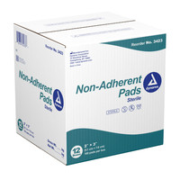 Non-Adherent Dressing 2 X 3 Inch Sterile 3423 Box/100 3423 DYNAREX CORP. 246023_BX