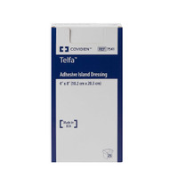 Adhesive Dressing Telfa 4 X 8 Inch Nonwoven Rectangle White Sterile 7541 Each/1 7541 KENDALL HEALTHCARE PROD INC. 314018_EA