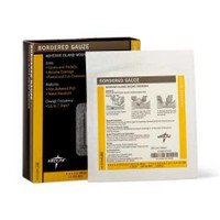 Adhesive Dressing Medline 4 X 4 Inch NonWoven Square White Sterile MSC3244 Box/15 MSC3244 FORUM MEDLINE 504438_BX