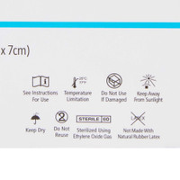 Transparent Film Dressing DermaView II™ 2-3/7 x 2-3/4 Inch Frame Style Delivery Rectangle Sterile 00252E Box of 100 00252E DermaView II™ 714363_BX