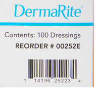 Transparent Film Dressing DermaView II™ 2-3/7 x 2-3/4 Inch Frame Style Delivery Rectangle Sterile 00252E Box of 100 00252E DermaView II™ 714363_BX