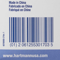 Abdominal Pad Sorbalux ABD NonWoven / Cellulose 5 X 9 Inch Rectangle Sterile 48700000 Box/25 HARTMAN USA, INC. 625306_BX