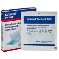 Antimicrobial Wound Contact Layer Dressing Cutimed Sorbact WCL 4 X 5 Inch 10 Count Sterile 7266202 BEIERSDORF/JOBST, INC 784065_BX