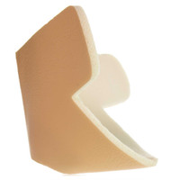Foam Dressing DermaFoam Heel / Elbow Non-Adhesive without Border Sterile 00293E Box/5 00293E DERMARITE INDUSTRIES LLC 719720_BX
