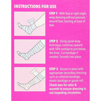 Unna Boot UnnaRite C™ Zinc Oxide / Calamine 4 Inch x 10 Yard 78410ZC Box of 1 78410ZC UnnaRite C™ 980206_BX