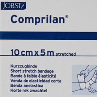 Compression Bandage Comprilan 4 Inch X 5-1/2 Yard Standard Compression Clip Detached Closure Tan NonSterile 01028000 Case/20 1028000 BEIERSDORF/JOBST, INC 283587_CS