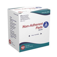 Non-Adherent Dressing 2 X 3 Inch Sterile 3423 Case/1200 3423 DYNAREX CORP. 246023_CS