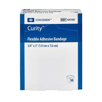 Adhesive Strip Curity .75 X 3 Inch Fabric Rectangle Tan Sterile 44100 Case/1200 44100 KENDALL HEALTHCARE PROD INC. 731634_CS