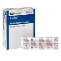 Adhesive Strip Curity .75 X 3 Inch Fabric Rectangle Tan Sterile 44100 Case/1200 44100 KENDALL HEALTHCARE PROD INC. 731634_CS