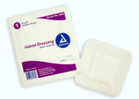 Adhesive Dressing Dynarex 4 X 4 Inch Square White Sterile 3493 Case/150 3493 DYNAREX CORP. 903643_CS