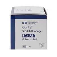 Conforming Bandage Curity Cotton / Polyester 1-Ply 1 X 75 Inch Roll Sterile 2230 Case/96 2230 KENDALL HEALTHCARE PROD INC. 188585_CS