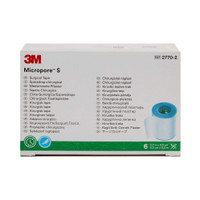3M Medical/Cosmetic Tape Skin Friendly Silicone and Sensitive Skin Tape 2 Inch X 5-1/2 Yard NonSterile 2770-2 Case/60 Feb-70 3M 774628_CS