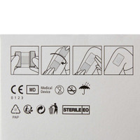 Adhesive Dressing Cosmopor 2 X 2.8 Inch Nonwoven Rectangle White Sterile 900800 Case/1000 900800 HARTMAN USA, INC. 897599_CS