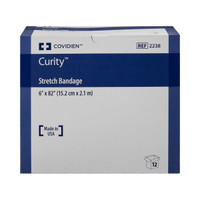 Conforming Bandage Curity Cotton / Polyester 1-Ply 6 X 82 Inch Roll Sterile 2238 Case/48 2238 KENDALL HEALTHCARE PROD INC. 188589_CS