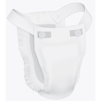 Unisex Adult Incontinence Belted Undergarment Prevail® Belted Shields Belted One Size Disposable Light Absorbency PV-324 Case of 120 PV-324 Prevail® Belted Shields 409934_CS