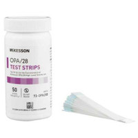 McKesson OPA Concentration Indicator Pad 50 Test Strips Bottle Single Use 73-OPA28B BT/1 73-OPA28B MCK BRAND 852218_BT