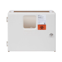 Prevent Sharps Collector Wall Cabinet Locking Wall Mount Polypropylene 2263 Each/1 2263 MCK BRAND 855128_EA