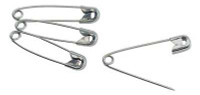 Safety Pin Size 3 Nickel Plated Steel 3039-3 C GR/144 3039-3 C GRAHAM-FIELD, INCORPORATED 405842_GR