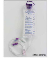 Enteral Feeding Pump Bag Set with ENFit Connector Generica 1000mL GMI2000PBS Case/30 GENERICA MEDICAL INTERNATIONAL 1034494_CS