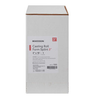 Casting Roll Form Splints McKesson 3 Inch X 15 Foot Fiberglass White 1303 Box/1 1303 MCK BRAND 862507_BX