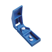 Pill Cutter McKesson Hand Operated Blue 63-6341 Pack of 1 63-6341 McKesson 476701_EA