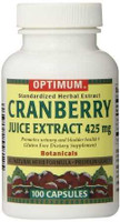 Cranberry Supplement Optimum 425 mg Strength Capsule 100 per Bottle 1388677 BT/100 1388677 US PHARMACEUTICAL DIVISION/MCK 663671_BT