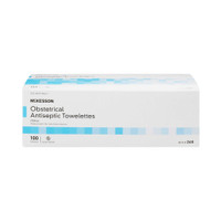 Obstetrical Wipe McKesson Individual Packet BZK Benzalkonium Chloride Clean Scent 1 Count 268 Box/100 268 MCK BRAND 854452_BX