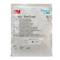 Comply SteriGage Sterilization Chemical Integrator Strip Steam 2 Inch 1243A BG/500 1243A 3M 134499_BG