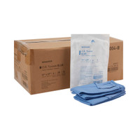 O.R. Towel McKesson 17 W X 27 L Inch Blue Sterile 16-6004-B Pack/4 16-6004-B MCK BRAND 277861_PK