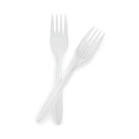 Fork McKesson General Purpose White Polypropylene 16-4595 Case/1000 16-4595 MCK BRAND 959243_CS