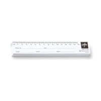 Wound Measuring Ruler Educare® Paper Paper Graduated MSCEDURULER Pad/1 MSCEDURULER Educare® 626325_PD