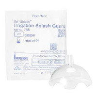 Irrigation Splash Guard Saf-Shield 2 Exit Portals Clear Plastic Angled Inlet Sterile 766 Case/50 766 BUSSE HOSPITAL DISPOSABLES 455907_CS