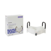 Raised Toilet Seat McKesson 5 Inch White 300 lbs. 146-RTL12027RA Each/1 MCK BRAND 1065229_EA