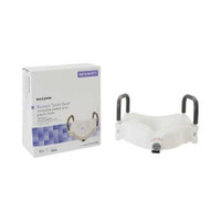 Raised Toilet Seat McKesson 5 Inch White 300 lbs. 146-RTL12027RA Each/1 MCK BRAND 1065229_EA