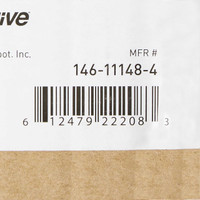 Commode Chair McKesson Fixed Arm Steel Frame Seat Lid Back 16.6 to 22.5 Inch 146-11148-4 Case/4 MCK BRAND 1088075_CS