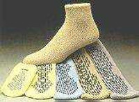 Slipper Socks Care-Steps Adult X-Large Gray Above the Ankle 80106 Each/12 ALBAHEALTH PRODUCTS 221486_DZ