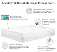 Bedding Encasement Protect-A-Bed 14 X 54 X 75 Inch For Full Size Mattress BOM1306 Case/10 JAB DISTRIBUTORS LLC 1087188_CS