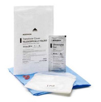 Ultrasound Transducer Cover Kit McKesson 5-1/2 x 58 Inch Polyurethane Sterile For use with Ultrasound External Probe 16-1406 Case of 240 McKesson 1087363_CS