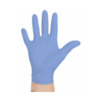 Exam Glove Aquasoft NonSterile Blue Powder Free Nitrile Ambidextrous Textured Fingertips Not Chemo Approved Large 43935 Box/300 HALYARD SALES LLC 975531_BX